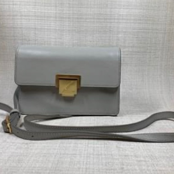 Brian Atwood grey side bag - Picture 1 of 2